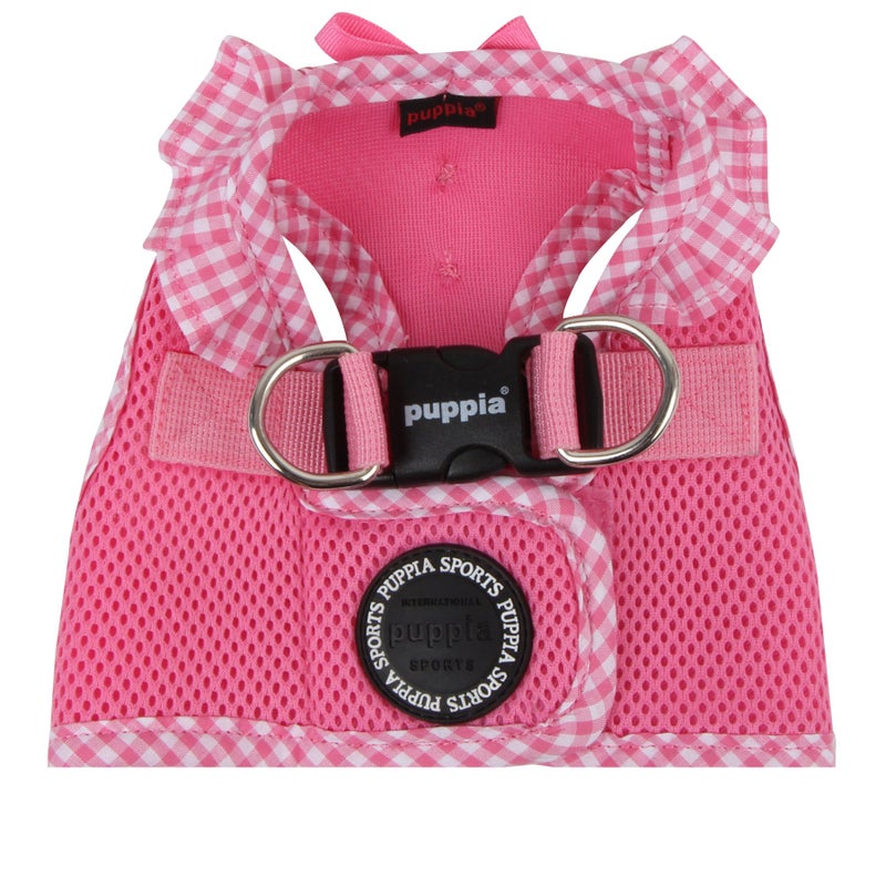 Puppia Vivien Vest Dog Harness Step-in All Season Mesh Cute No Pull No Choke Walking Training for Small Dog, Pink, X-Small - Image 2
